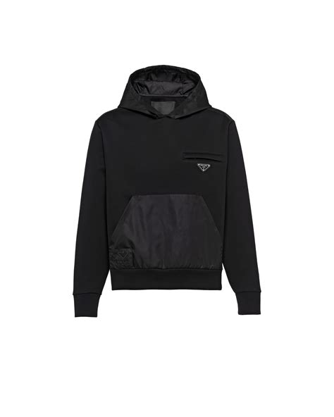 womens prada hoodie|Prada men's nylon jacket.